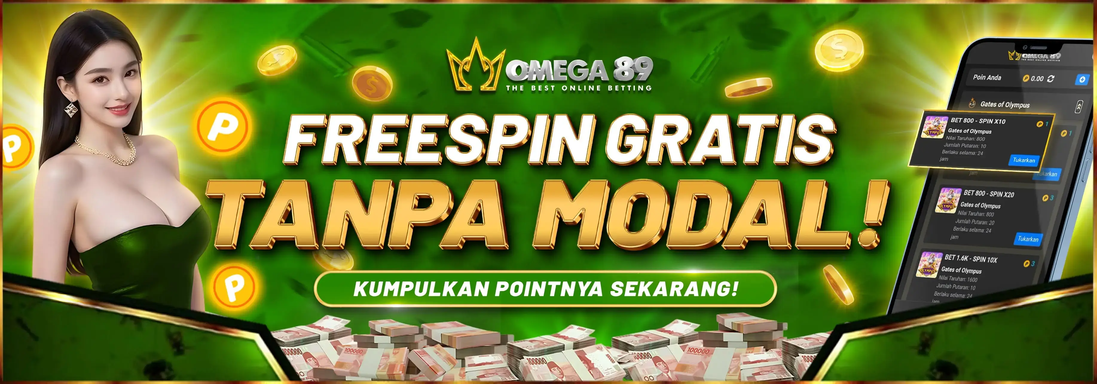 BONUS REWARD FREESPIN GRATIS 